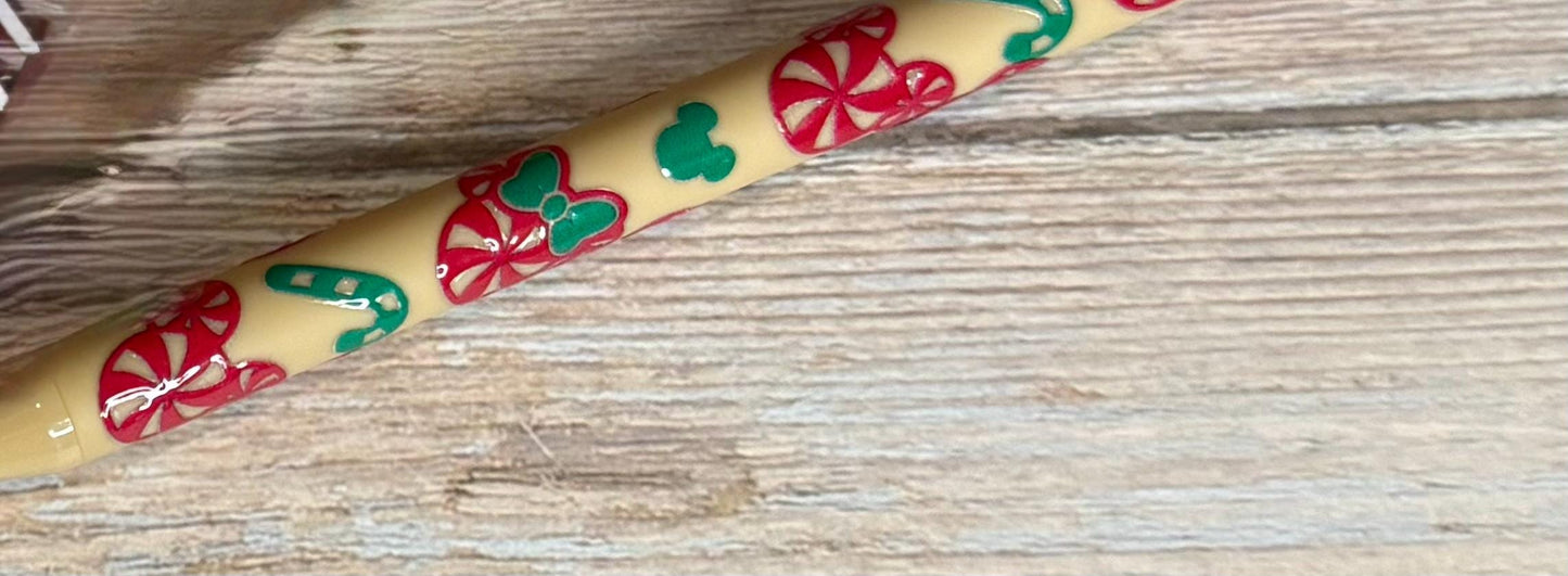 Festive Mouse Holiday Pens - Blue ink