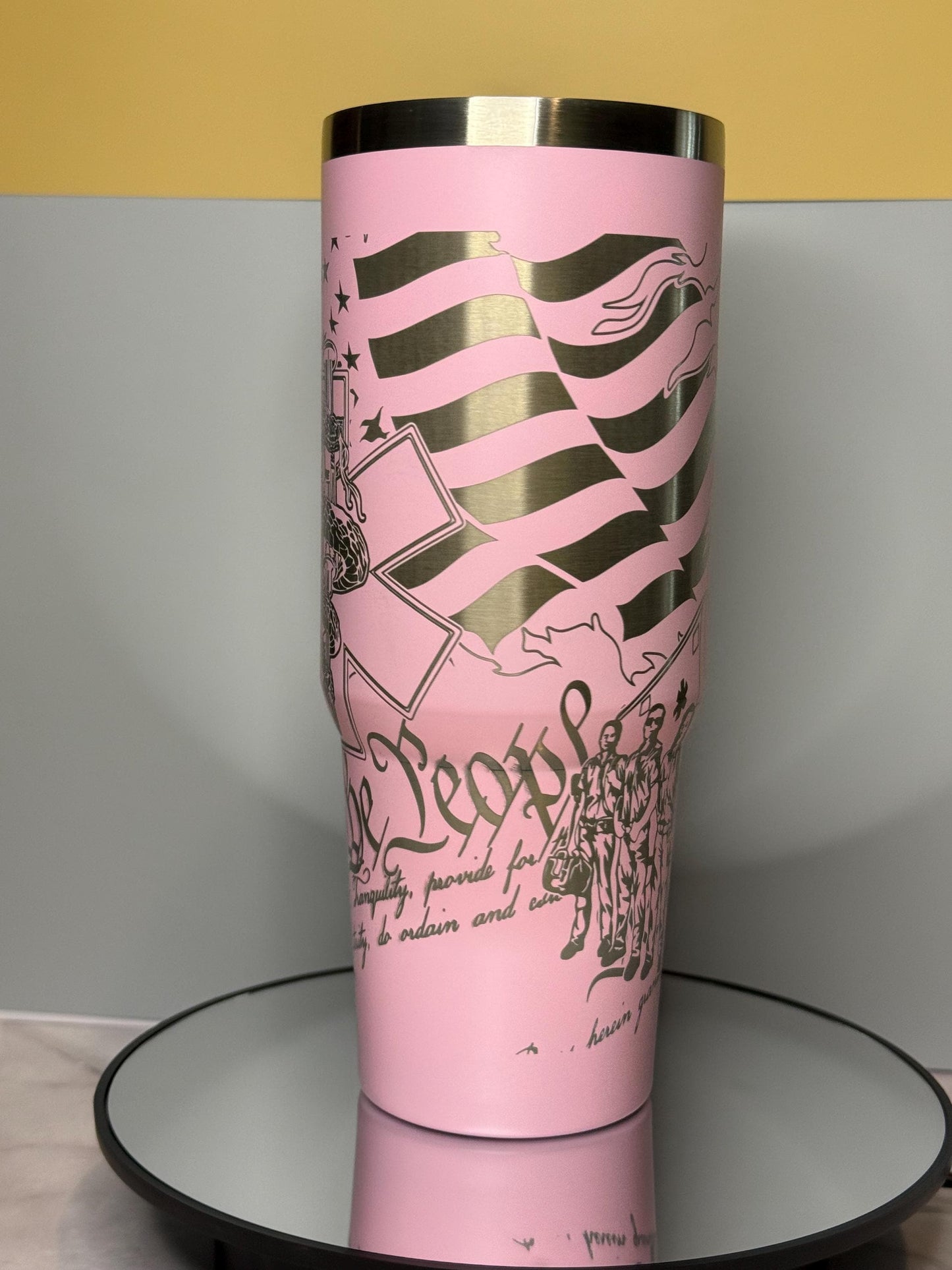 32oz. Engraved - EMS - "We the People" tumbler